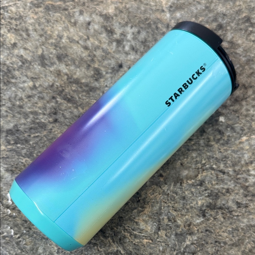 Starbucks Summer 2021 Rainbow Swirl Stainless Steel Tumbler 12 oz